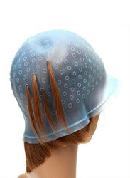 Salon Colouring Highlighting Dye Cap for All Hair Type, Blue