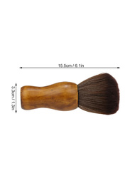 Barber Hair Neck Duster Brush, Brown