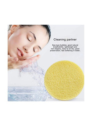 La Perla Tech Facial Sponges, 240 Pieces, Yellow