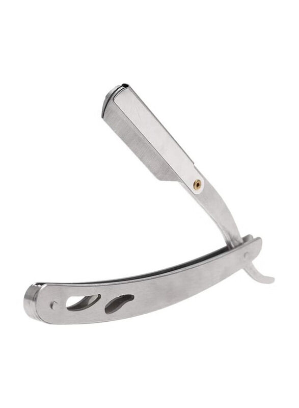 

La Perla Tech Stainless Steel Folding Razor Straight Edge, Silver