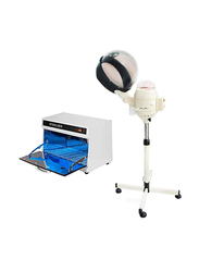 I.e. Professional Salon Hair Steamer and UV Sterilizer Cabinet, Multicolour