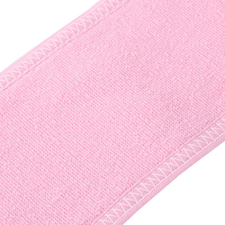 Dealmux Shower Cosmetic Hoop Loop Fastener Headband for All Hair Types, Pink