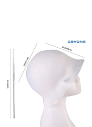 Dayong Professional Silicone Highlighting Cap with Metal Hooks, Clear