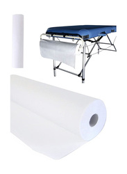 La Perla Tech Disposable Non-Woven Bed Sheet, 2 Roll, 50 Piece, Pink/White