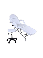 Globalstar Facial Bed with Stool, 616, White