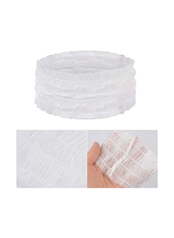 

‎la Perla Tech La Perla Tech Disposable Spa Headbands, White, 200 Pieces