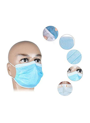 Disposable 3 Layers Dust-Proof Facial Mask, Blue, 50 Pieces