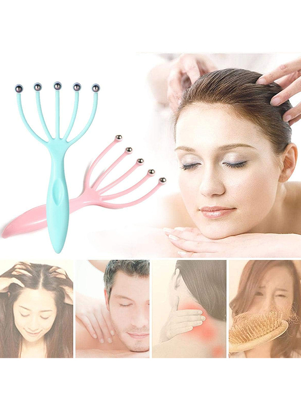 Volwco Stainless Steel Handheld Claw Spa Scalp Massager