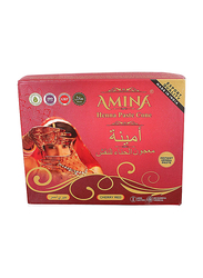 Amina Organic Natural Instant Henna Herbal Mehndi Cone, 12 Pieces, Cherry Red, Red