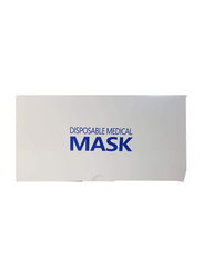 Disposable 3 Layers Dust-Proof Facial Mask, Blue, 50 Pieces