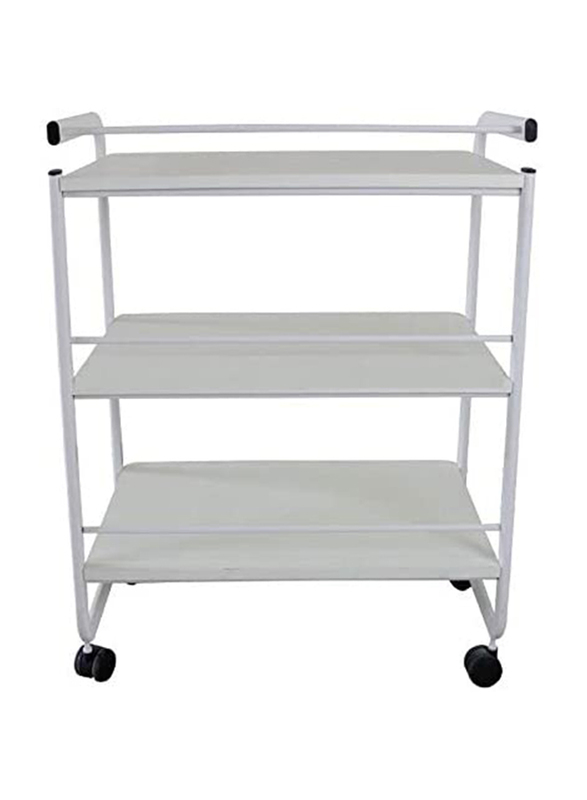 Spa Salon Beauty Waxing Trolley, White