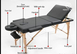 Professional Use 2 Fold Portable Heavy Duty Massage Bed