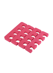 Soft Sponge Finger Toe Separators, 4 Pieces, Pink