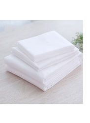 La Perla Tech Non Woven Bed Sheet, 10 Pieces, White