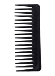 Louise Maelys Professional Wide Tooth Cutting Comb for Curly Hair Barber Styling, Black