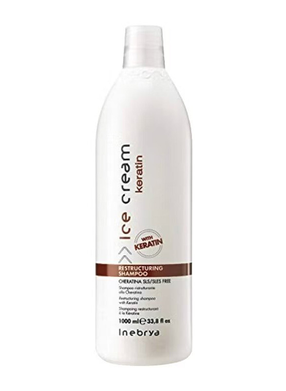 

Inebrya Ice Cream Keratin Restructuring Shampoo for All Hair Types, 1000ml