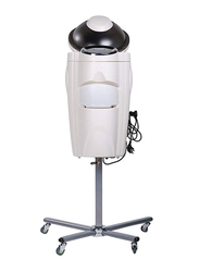 CHJJK Salon Hair Steamer and Hair Dryer Heating Cap Machine with Color Processor, 850W, White