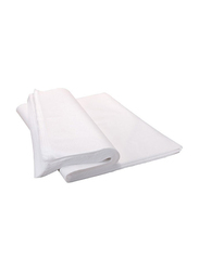 60 x 110cm Disposable Hair Towel for All Hair Types, White, 50-Pieces