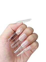 La Perla Tech Professional C Curve False Nails Tips, 10 Sizes, 500 Pieces, Clear
