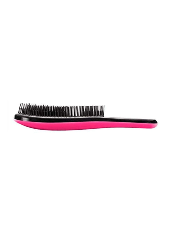 Salon Styling Tamer Massage Hair Tangle Detangling Hair Brushes, Black/Pink