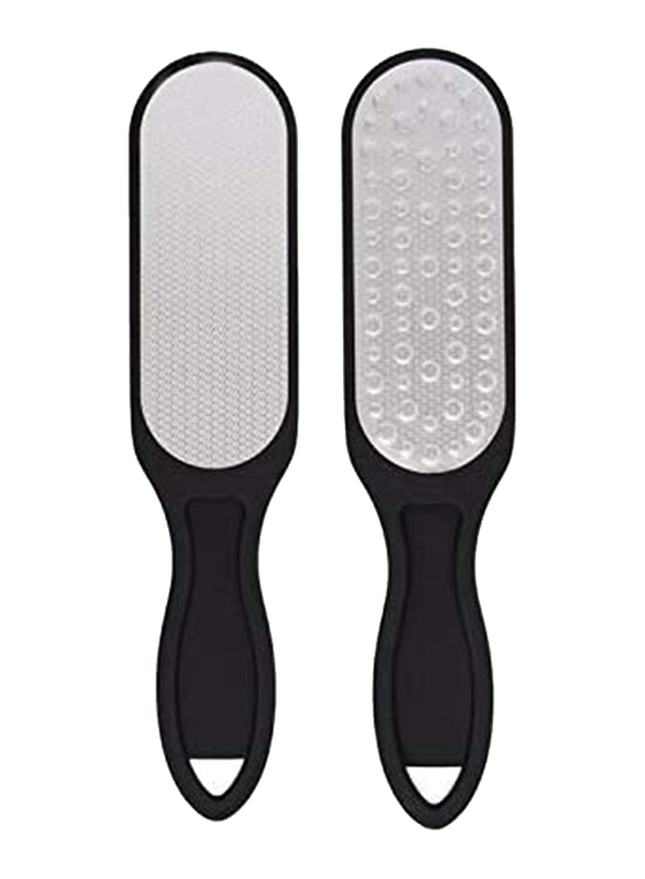 Stainless Steel Easy Remove Cuticle Foot File, Black/White