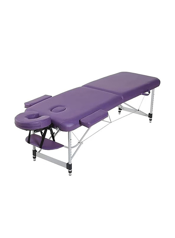 La Perla Tech Professional 2 Folding Adjustable Massage Table, Purple