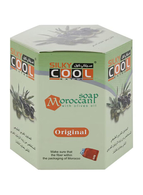 

Silky Cool Pure Aloe Moroccan Soap, Black