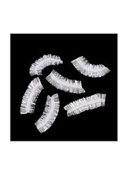 Plastic Disposable Ear Cover, 100 Pieces, Clear