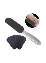 I.E. Foot Scrubber with Nail Bowl, Black/Pink