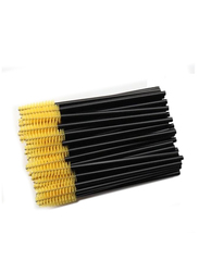 Disposable Eyelash Mascara Brushes Makeup Tool, Yellow