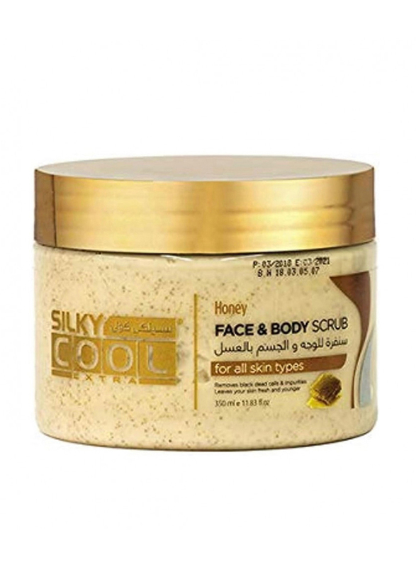 Silky Cool Honey Face & Body Scrub, 350ml