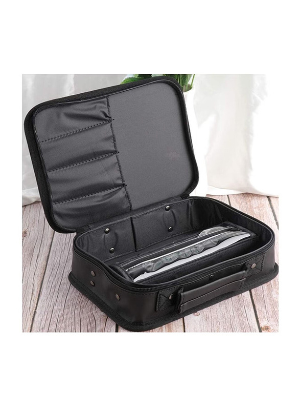La Perla Tech Premium Quality Travel Toiletry Bag, Black