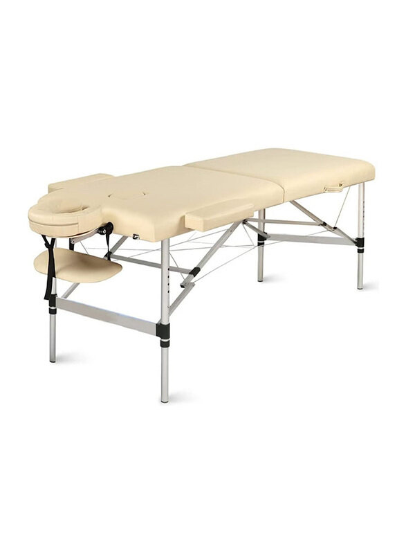 

La Perla Tech Professional Aluminium 2 Folding Adjustable Massage Table, Beige