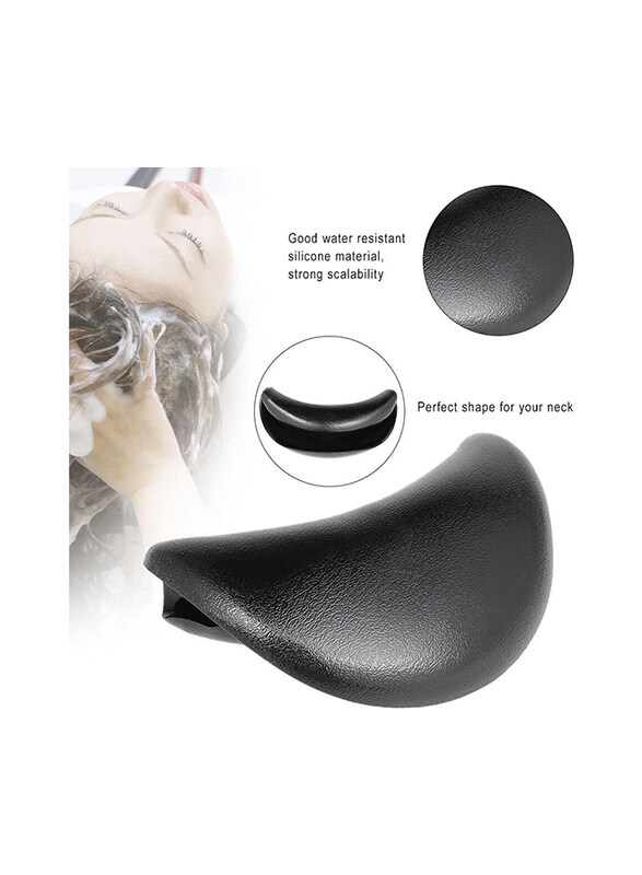 La Perla Tech Hairdressing Silicone Shampoo Bowl Neck Rest, Black