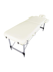 Portable Cream Bed for Facial, Massage and Spa, White