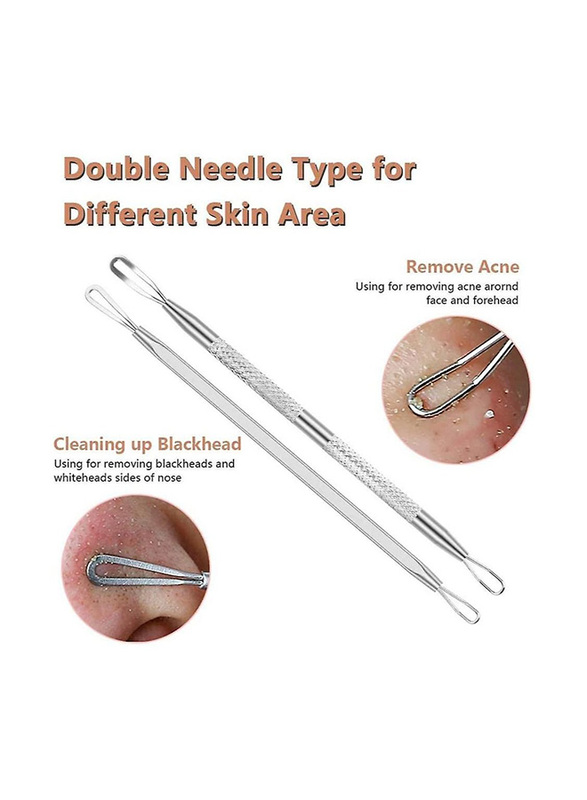 La Perla Tech Double Loop Triangle End Stainless Steel Blackhead Remover, 1 Piece