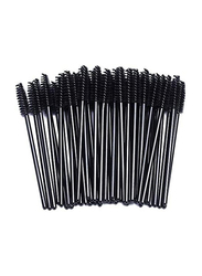 La Perla Tech Eyelash Mascara Brushes, 50 Pieces, Black