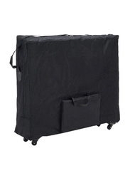 La Perla Tech Wheeled Carry Case For Portable Massage Table, Black