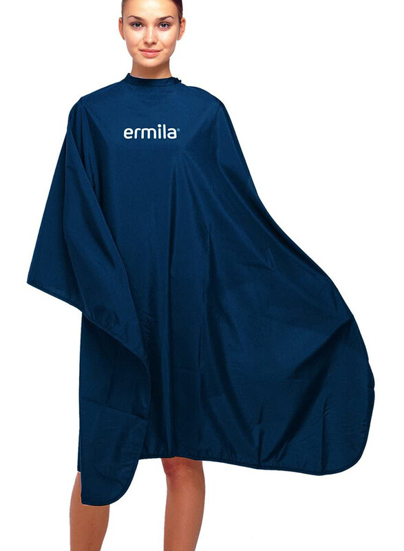 

Ermila Extra Large Hair Cutting Cape for All Hair Types, Blue