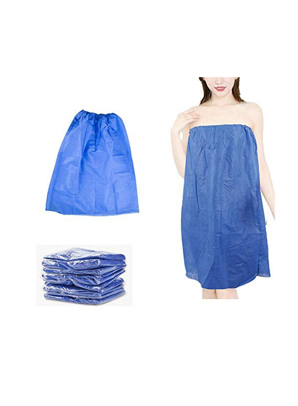 La Perla Tech Disposable Tube Gown, Free Size, 20 Pieces, Blue
