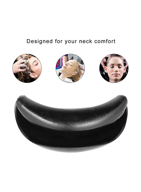 La Perla Tech Hairdressing Silicone Shampoo Bowl Neck Rest, Black