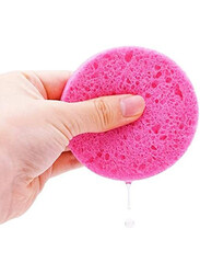 Facial Cleansing Sponge, 5 Pieces, Pink