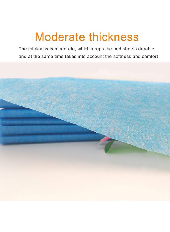 Disposable Sheets,Beauty Salon Safe And Hygienic Sterile Nursing Pad,Soft And Comfortable, Blue