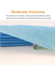 Disposable Sheets,Beauty Salon Safe And Hygienic Sterile Nursing Pad,Soft And Comfortable, Blue