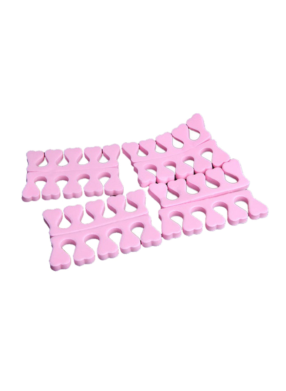 Toe Separator Set, 8 Pieces, Pink