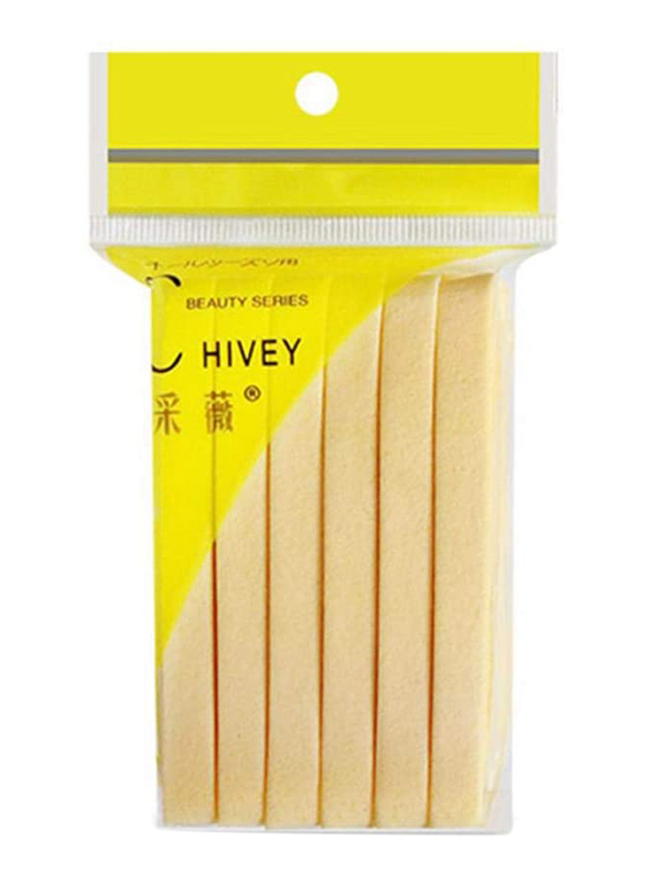 Hamkaw Compressed Facial Sponges Sticks Makeup Mask Remover Scrubber, 12 Count, Yellow