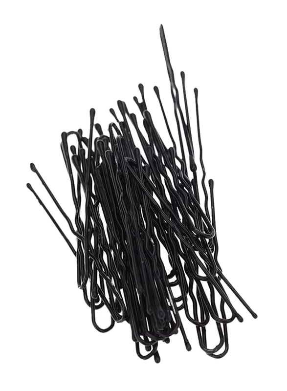 Hair Styling Bobby Pin Set, Black, 50 Pieces