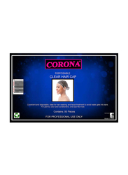 Corona Disposable Waterproof Shower Cap, 50 Pieces