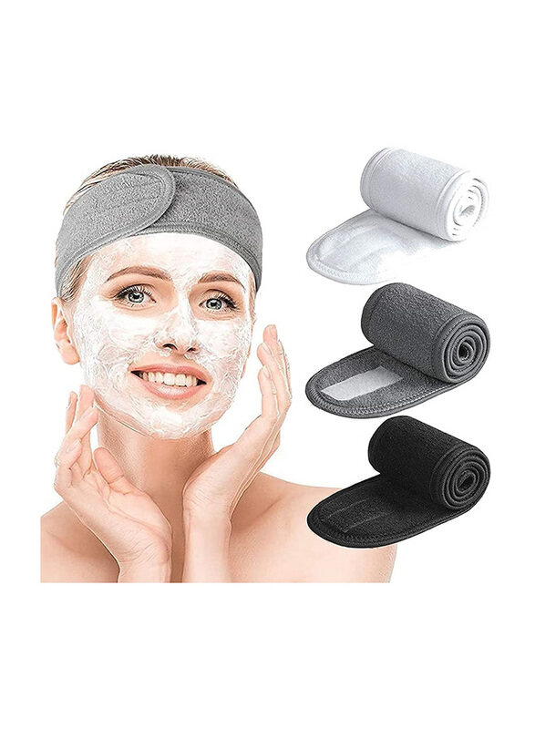 

La Perla Tech Stretch Terry Cloth Spa Headband, 3 Pieces