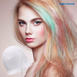 Dayong Professional Silicone Highlighting Cap with Metal Hooks, Clear